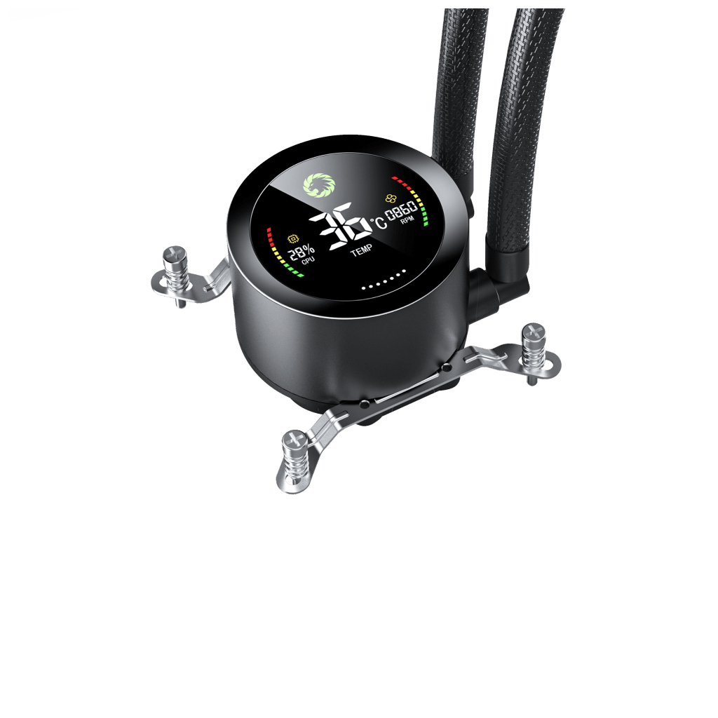 Система рідинного охолодження Gamemax IceBurg 240 Digital BK - фото 7 Система рідинного охолодження Gamemax IceBurg 240 Digital BK - фото 7