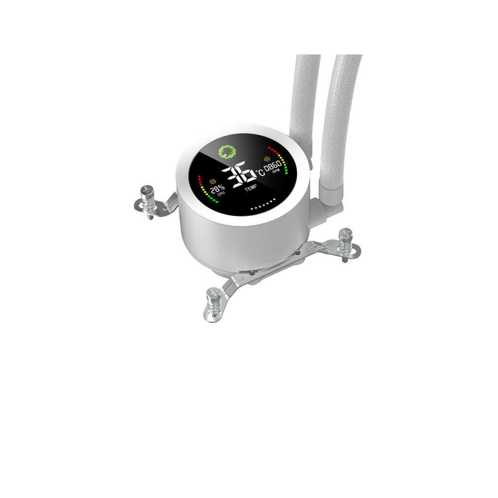 Система рідинного охолодження Gamemax IceBurg 360 Digital WH - фото 7 Система рідинного охолодження Gamemax IceBurg 360 Digital WH - фото 7