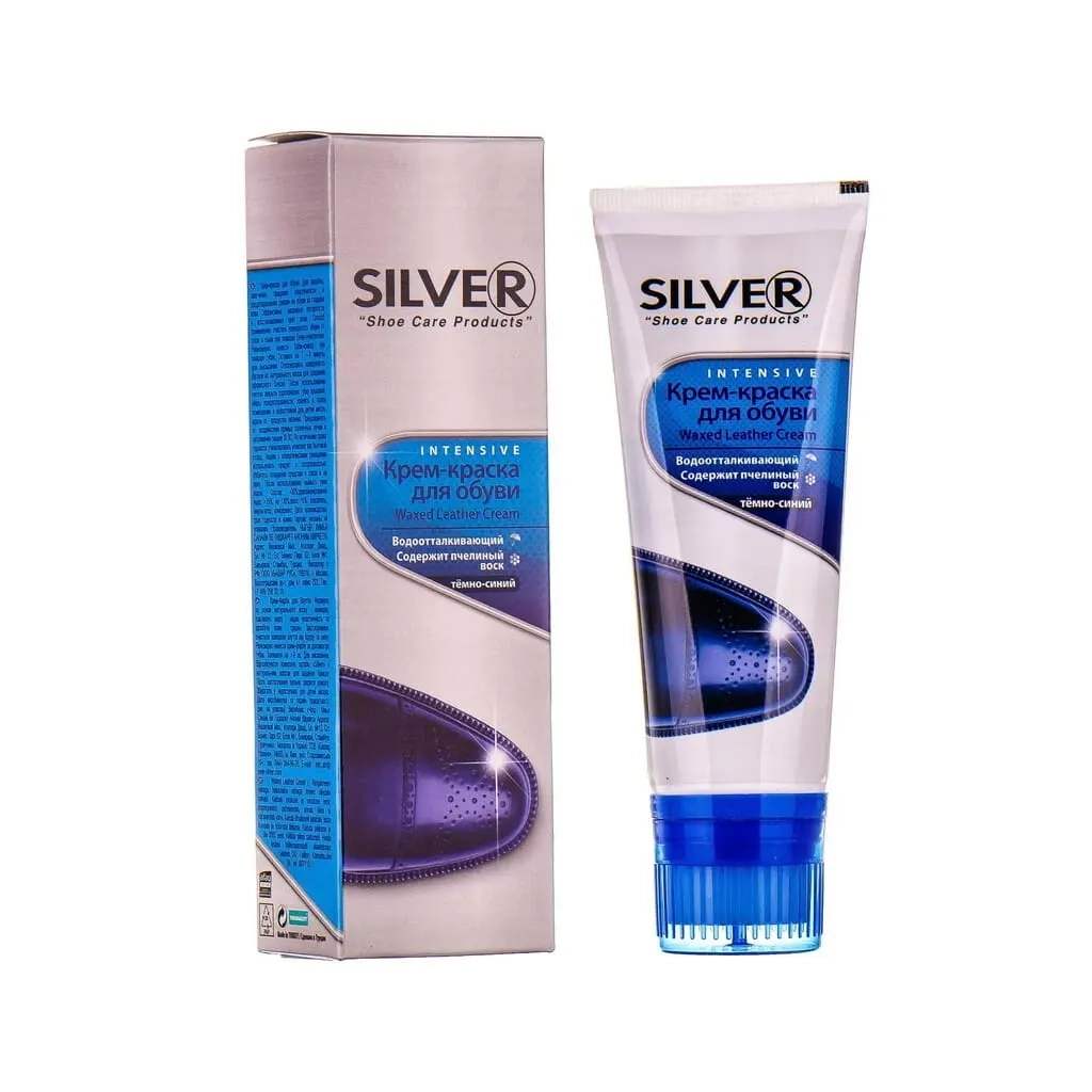 Фарба для взуття Silver Синя 75 мл (8690757005230) - фото 2 Фарба для взуття Silver Синя 75 мл (8690757005230) - фото 2