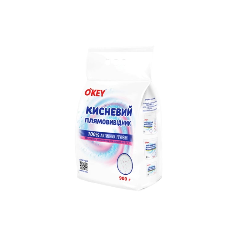 Засіб для видалення плям O’KEY Кисневий 100% 900 г (4820049384253)