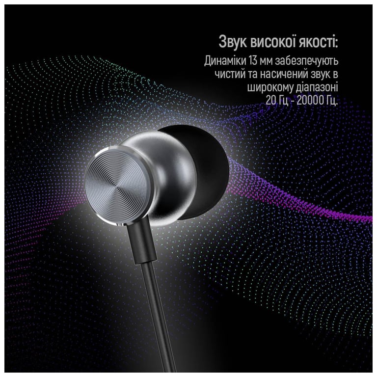 Навушники ColorWay 3.5 mm Wired Earphone UrbanBeat Black (CW-WD03BK) - фото 12