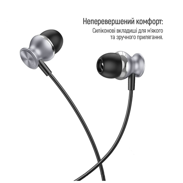 Навушники ColorWay 3.5 mm Wired Earphone UrbanBeat Black (CW-WD03BK) - фото 3