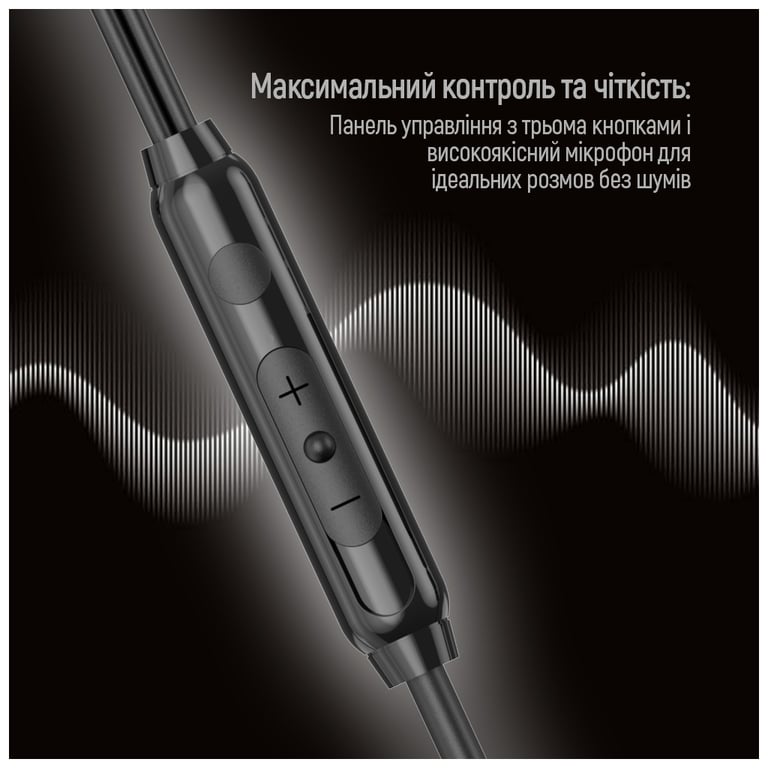 Навушники ColorWay 3.5 mm Wired Earphone UrbanBeat Black (CW-WD03BK) - фото 5