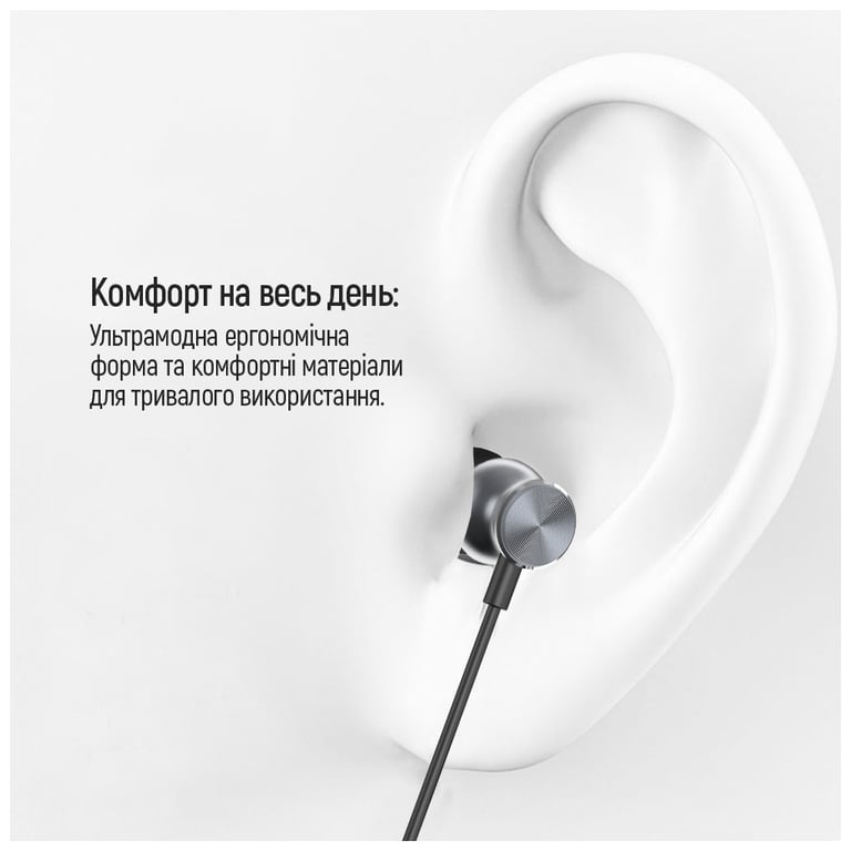 Навушники ColorWay 3.5 mm Wired Earphone UrbanBeat Black (CW-WD03BK) - фото 10