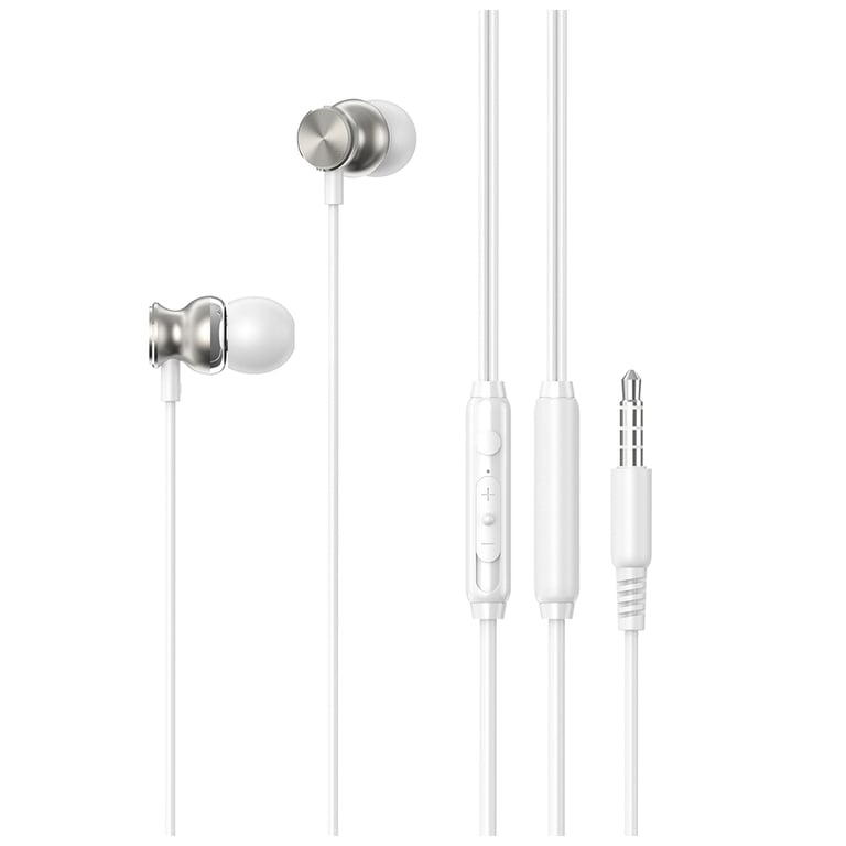 Навушники ColorWay 3.5 mm Wired Earphone UrbanBeat White (CW-WD03WT) - фото 1