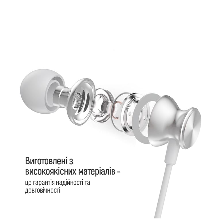 Навушники ColorWay 3.5 mm Wired Earphone UrbanBeat White (CW-WD03WT) - фото 11