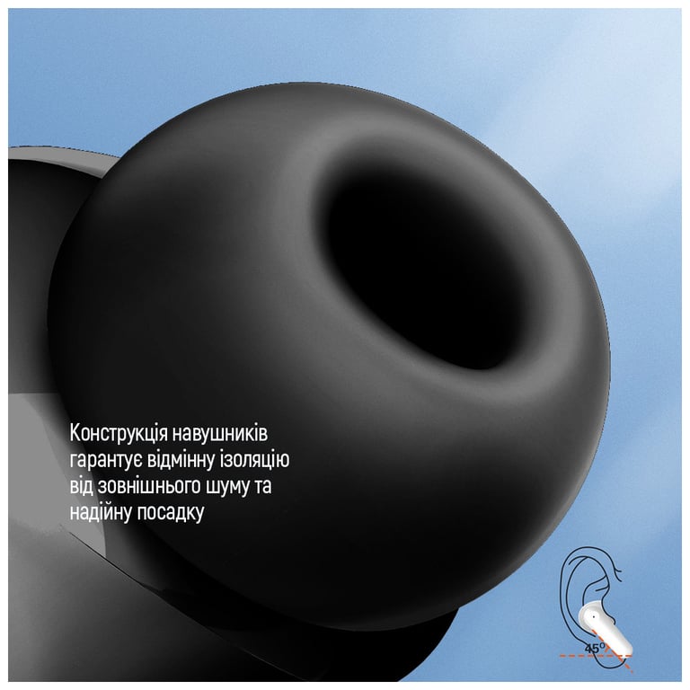 Навушники ColorWay Slim TWS-1 Earbuds Long Life Black (CW-TWS1BK1) - фото 11