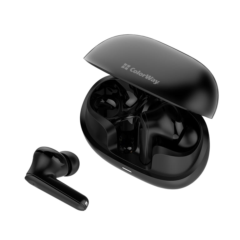 Навушники ColorWay Slim TWS-1 Earbuds Long Life Black (CW-TWS1BK1) - фото 5