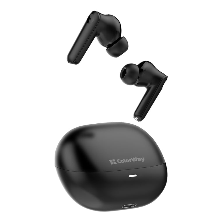 Навушники ColorWay Slim TWS-1 Earbuds Long Life Black (CW-TWS1BK1) - фото 6
