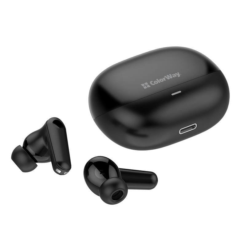 Навушники ColorWay Slim TWS-1 Earbuds Long Life Black (CW-TWS1BK1) - фото 8