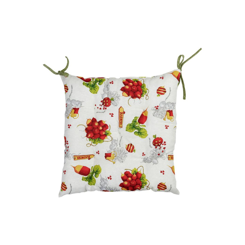Подушка на стілець Прованс Radish 40х40 (032968) - фото 1