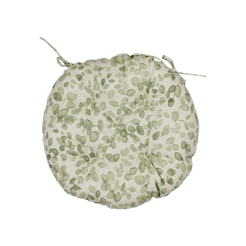 Подушка на стілець Прованс Dх40 Тереза листочки (034533) Подушка на стілець Прованс Dх40 Тереза листочки (034533)