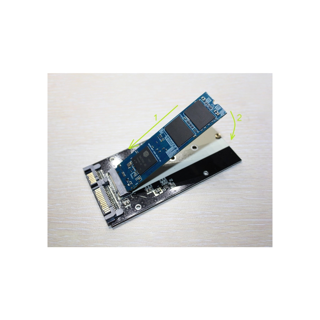 Адаптер Dynamode 2.5'''' SATA to M.2 (NGFF) SSD 22*30mm, 22*42mm, 22*60mm, 22*80mm (S103-1N) - фото 9 Адаптер Dynamode 2.5'''' SATA to M.2 (NGFF) SSD 22*30mm, 22*42mm, 22*60mm, 22*80mm (S103-1N) - фото 9
