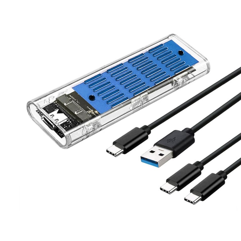 Кишеня зовнішня Dynamode M.2 SSD NVMe/SATA combo ч-з USB3.2 GEN2 Type-C (DM-CAD-SSD09) - фото 1