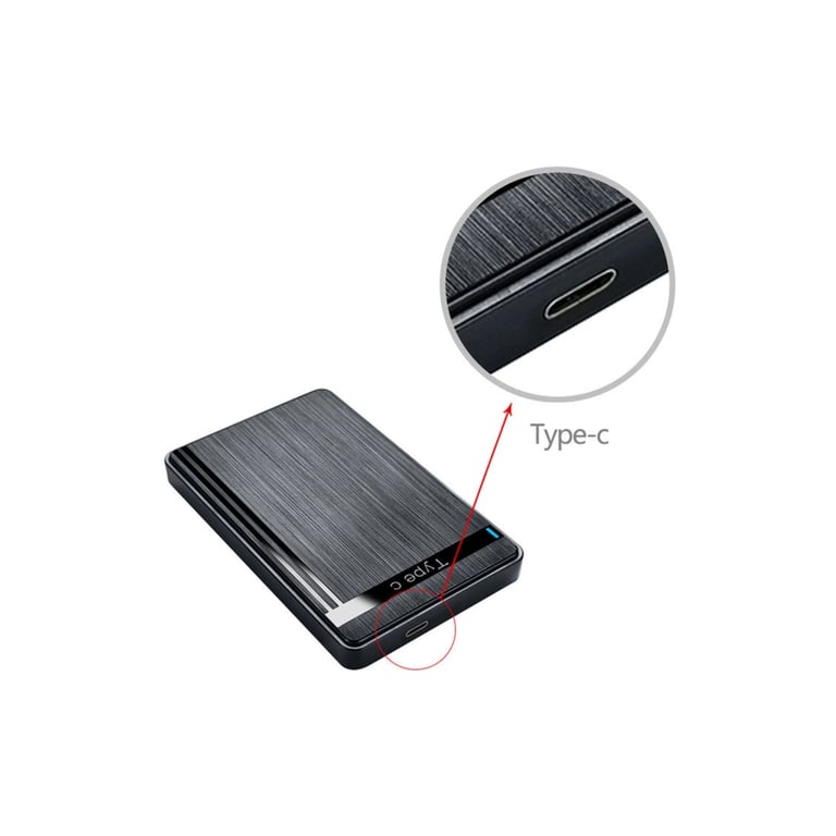 Кишеня зовнішня Dynamode 2.5" SATA/SSD HDD - USB 3.1 Type-C (DM-CAD-25317C) - фото 2