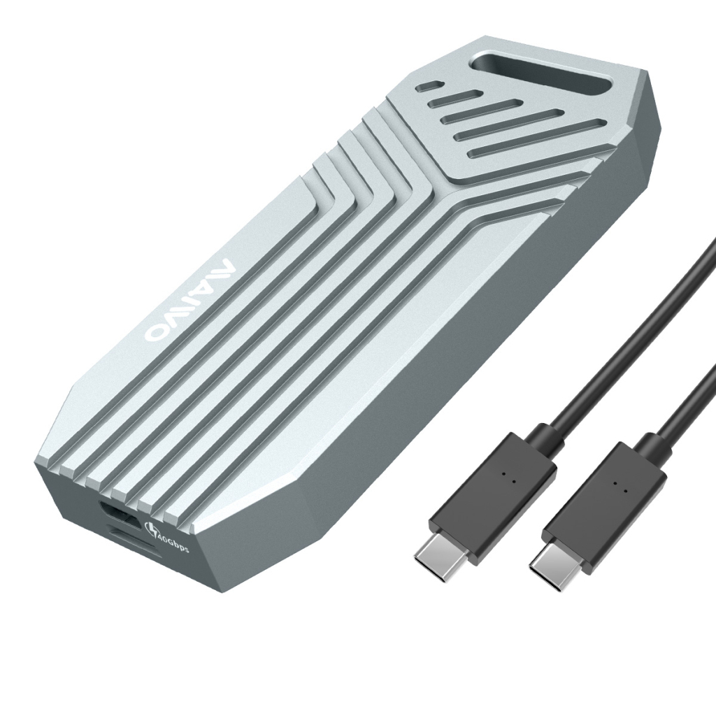 Кишеня зовнішня Maiwo M.2 SSD NVMe 2280 ч-з USB4.0 Type-C 40Gbps (K1695) - фото 1
