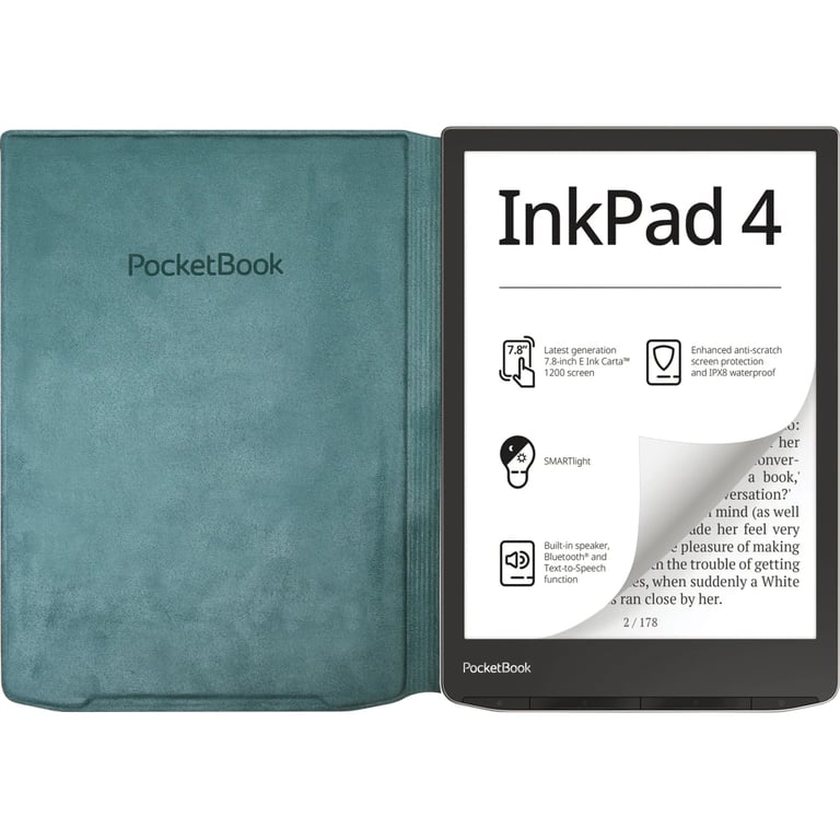 Чохол до електронної книги Pocketbook 743 Flip cover green (HN-FP-PU-743G-SG-WW) - фото 4