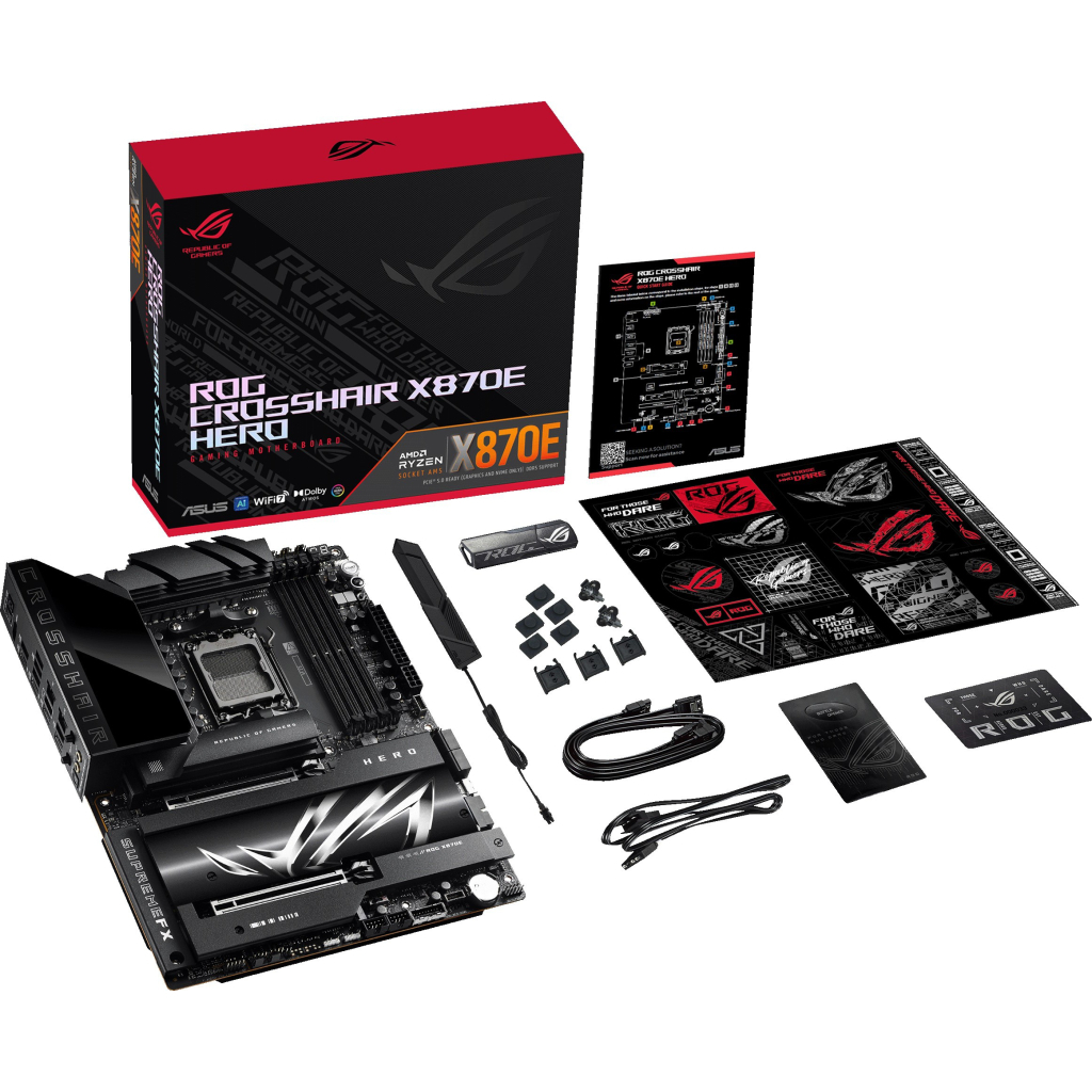 Материнська плата ASUS ROG CROSSHAIR X870E HERO - фото 5 Материнська плата ASUS ROG CROSSHAIR X870E HERO - фото 5