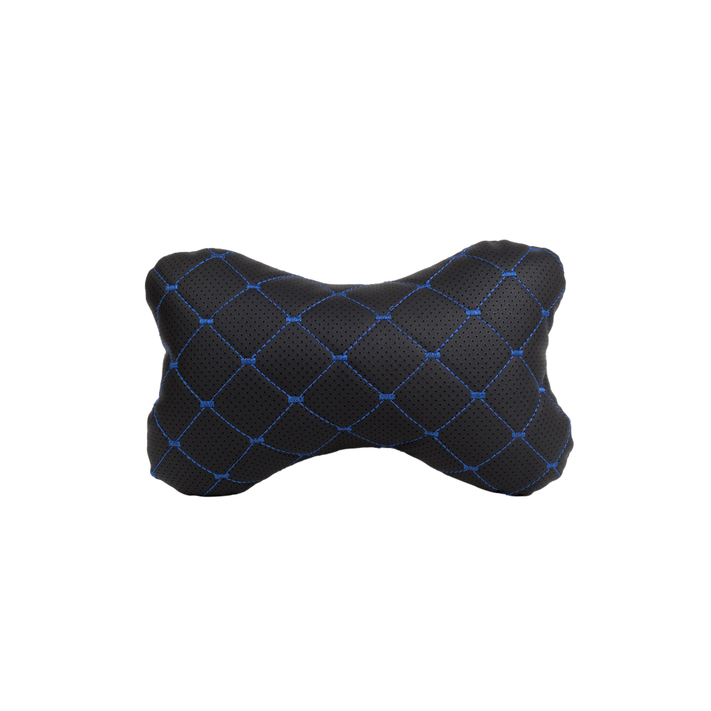 Подушка EVAtech ECO 27х16 см чорна з синьою ниткою (SPCRBL) - фото 1 Подушка EVAtech ECO 27х16 см чорна з синьою ниткою (SPCRBL) - фото 1