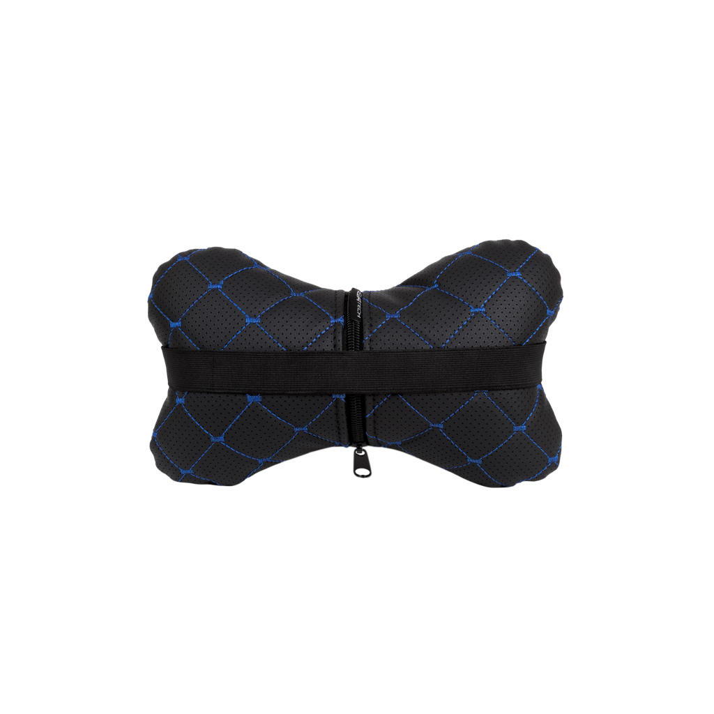 Подушка EVAtech ECO 27х16 см чорна з синьою ниткою (SPCRBL) - фото 4 Подушка EVAtech ECO 27х16 см чорна з синьою ниткою (SPCRBL) - фото 4