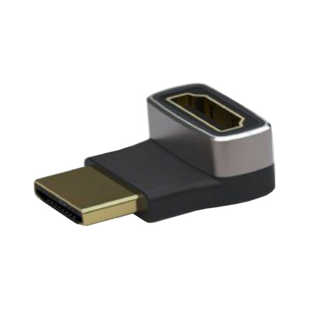 Адаптер HDMI 270 degree V2.1 8K60Hz Cablexpert (AP-HDMI8K270-FML) Адаптер HDMI 270 degree V2.1 8K60Hz Cablexpert (AP-HDMI8K270-FML)