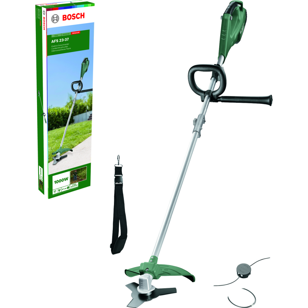 Тример садовий Bosch AFS 23-37 1000Вт, ліска 37см, ніж 23см, 5.7кг (0.600.8A9.000) - фото 3 Тример садовий Bosch AFS 23-37 1000Вт, ліска 37см, ніж 23см, 5.7кг (0.600.8A9.000) - фото 3