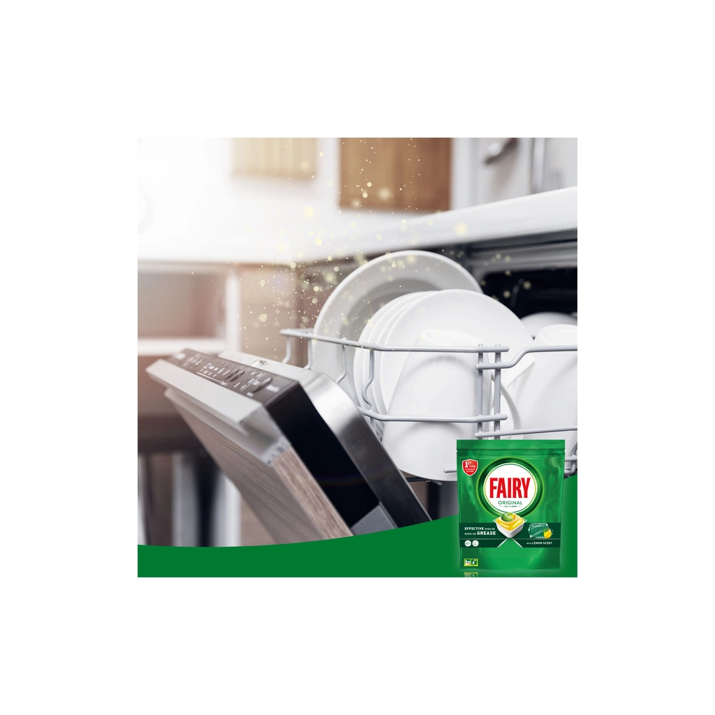 Таблетки для посудомийних машин Fairy Original All in One Lemon 56 шт. (8700216237352) - фото 7 Таблетки для посудомийних машин Fairy Original All in One Lemon 56 шт. (8700216237352) - фото 7