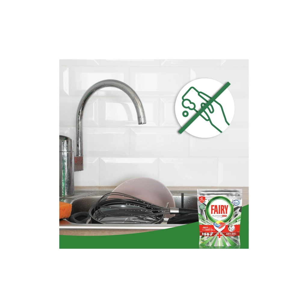 Таблетки для посудомийних машин Fairy Platinum Plus All in One Lemon 71 шт. (8700216236126) - фото 2 Таблетки для посудомийних машин Fairy Platinum Plus All in One Lemon 71 шт. (8700216236126) - фото 2