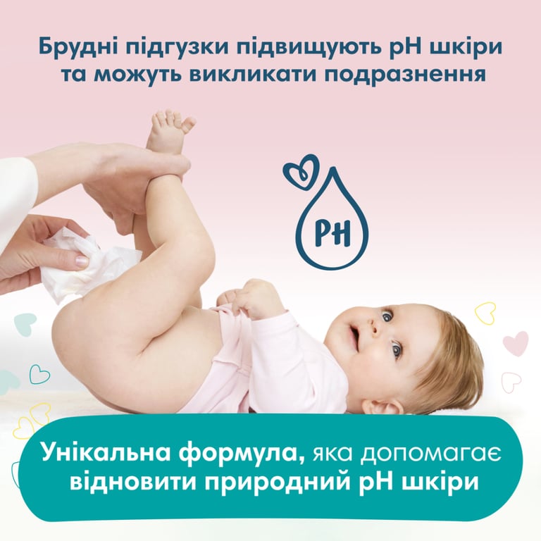 Дитячі вологі серветки Pampers Sensitive 15 x 80 шт. (8001841063188) - фото 3
