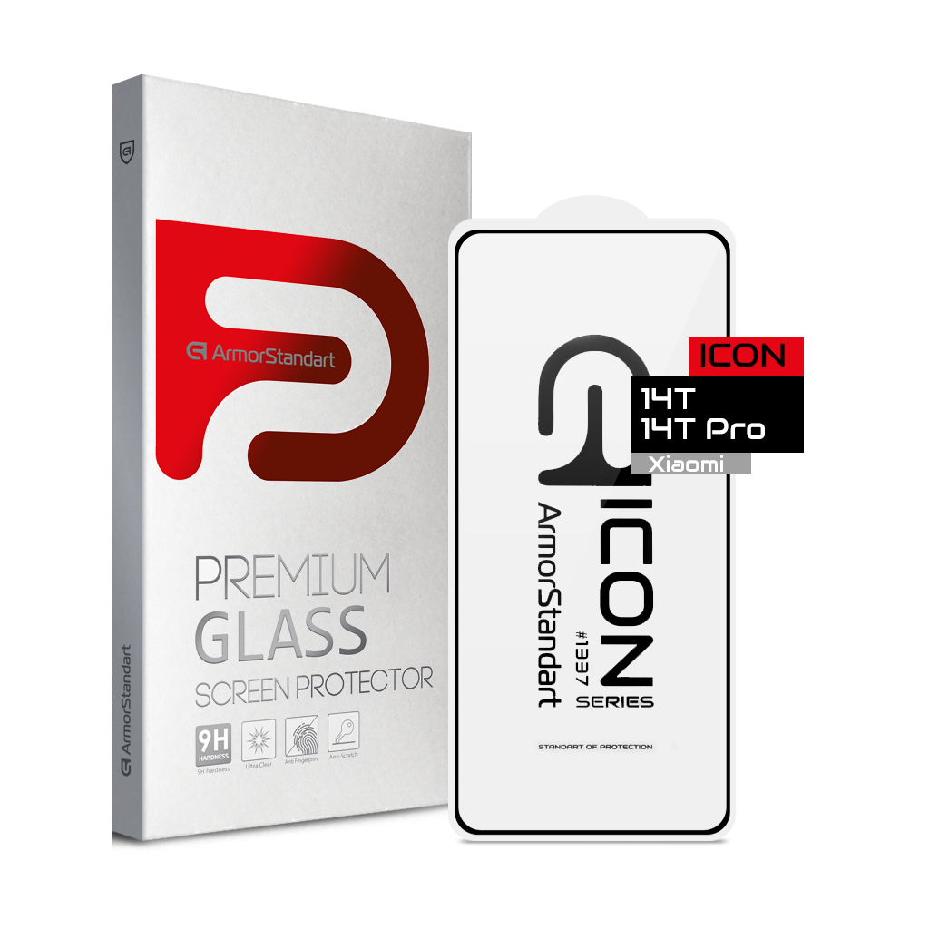 Скло захисне Armorstandart Icon Xiaomi 14T / 14T Pro Black (ARM79327) - фото 1 Скло захисне Armorstandart Icon Xiaomi 14T / 14T Pro Black (ARM79327) - фото 1