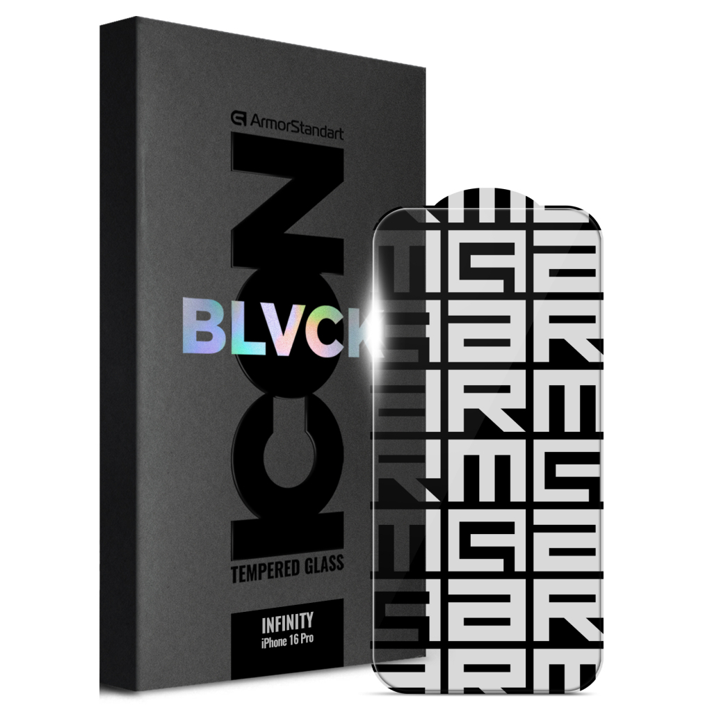Скло захисне Armorstandart Infinity Black Icon 2.75D Apple iPhone 16 Pro (ARM80301) - фото 1 Скло захисне Armorstandart Infinity Black Icon 2.75D Apple iPhone 16 Pro (ARM80301) - фото 1