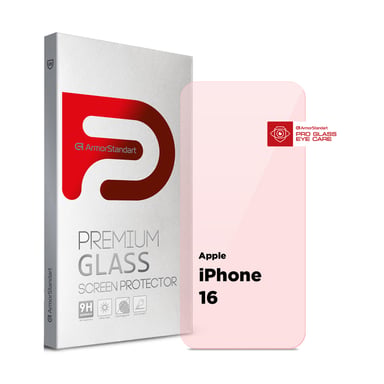 Скло захисне Armorstandart Pro Eye Care Apple iPhone 16 (ARM80303) - фото 1