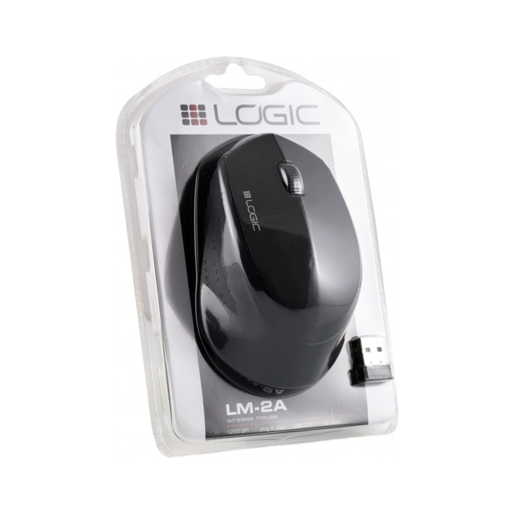 Мишка Logic concept LM-2A Wireless Black (M-LC-LM2A) - фото 5 Мишка Logic concept LM-2A Wireless Black (M-LC-LM2A) - фото 5