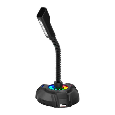 Мікрофон HP DHP-1100C RGB backlit 3.5мм+USB Black (DHP-1100C) - фото 1
