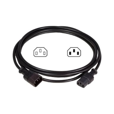 Кабель живлення IEC320 C13 - IEC320 C14 1,8м Conteg (IP-C-C3C418) - фото 1