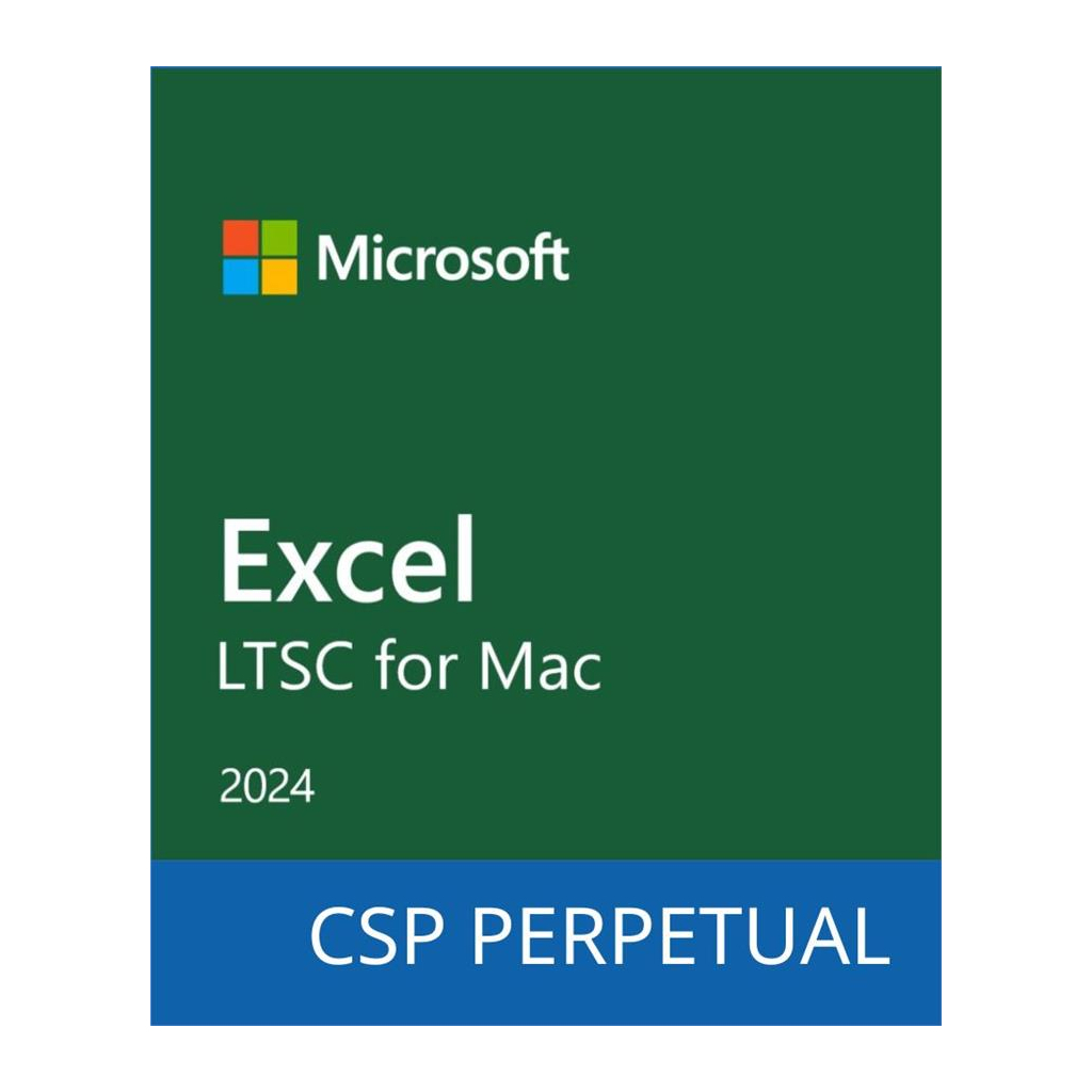 Офісний додаток Microsoft Excel LTSC for Mac 2024 Commercial Software, Perpetual (DG7GMGF0PN5G_0001) - фото 1