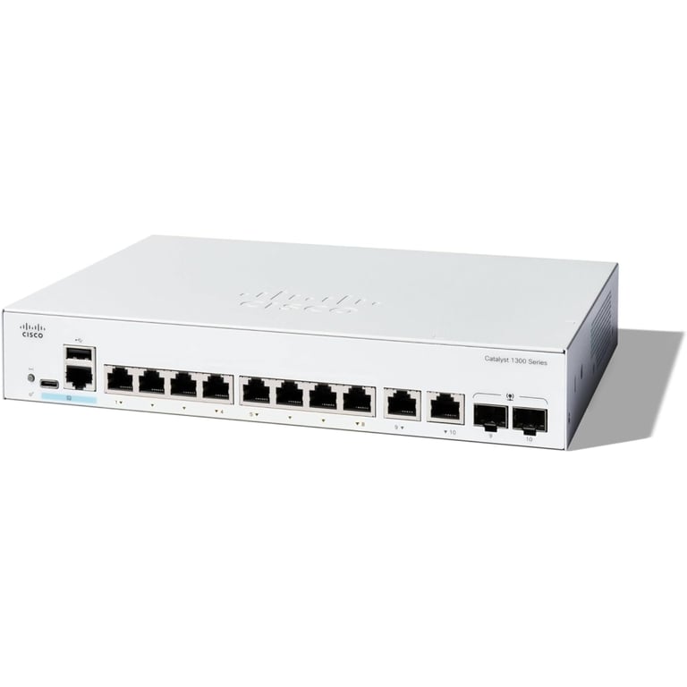 Комутатор мережевий Cisco C1300-8FP-2G - фото 2