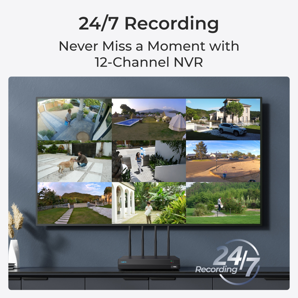 Реєстратор для відеоспостереження Reolink NVS12W - фото 2 Реєстратор для відеоспостереження Reolink NVS12W - фото 2