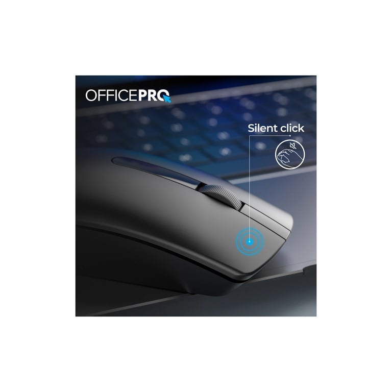 Мишка OfficePro M175B Silent Click Wireless Black (M175B) - фото 11