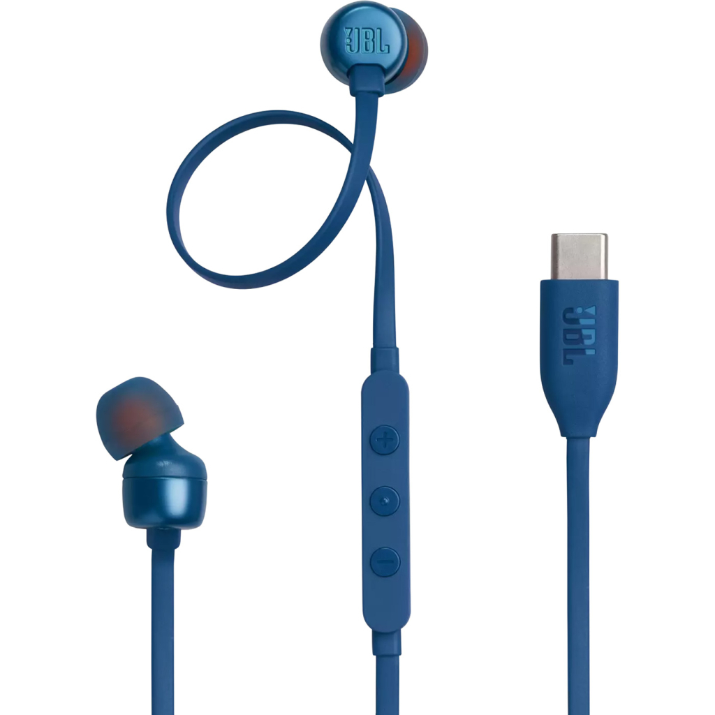 Навушники JBL Tune 310C USB-C Blue (JBLT310CBLU) - фото 1