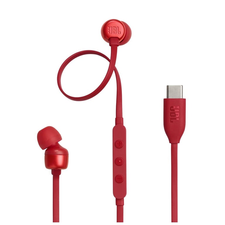 Навушники JBL Tune 310C USB-C Red (JBLT310CRED) - фото 1