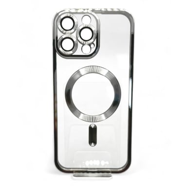 Чохол до мобільного телефона BeCover TPU Chrome Case (MagSafe) для Apple iPhone 16 Pro Silver (712083) - фото 1