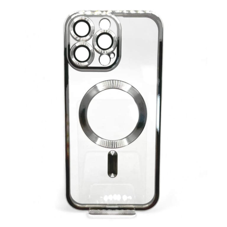 Чохол до мобільного телефона BeCover TPU Chrome Case (MagSafe) для Apple iPhone 16 Pro Silver (712083) - фото 1