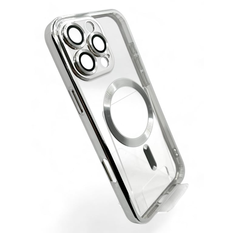 Чохол до мобільного телефона BeCover TPU Chrome Case (MagSafe) для Apple iPhone 16 Pro Silver (712083) - фото 2