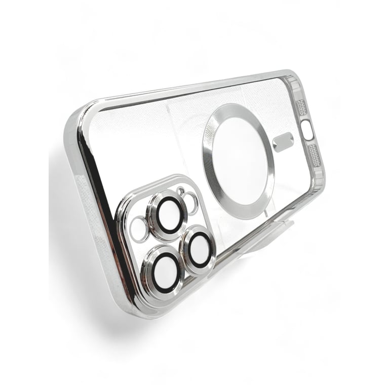 Чохол до мобільного телефона BeCover TPU Chrome Case (MagSafe) для Apple iPhone 16 Pro Silver (712083) - фото 3
