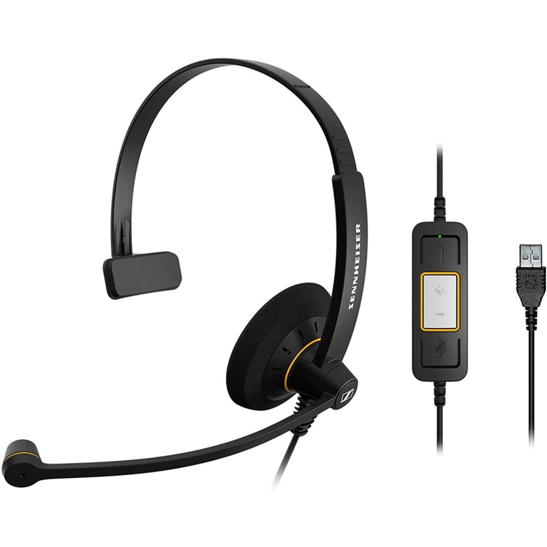 Навушники Epos Impact SC 30 ML Mono USB Black (1000550) - фото 1