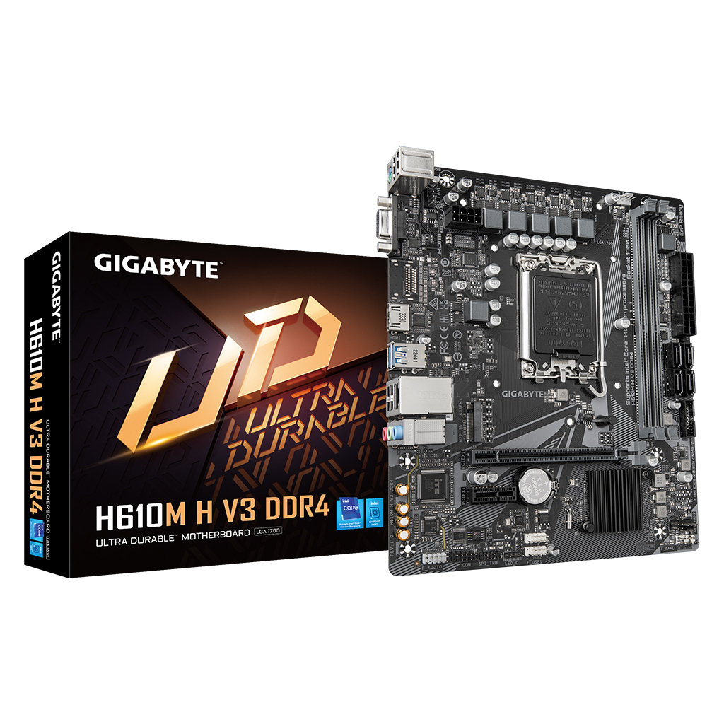 Материнська плата GIGABYTE H610M H V3 DDR4 - фото 5 Материнська плата GIGABYTE H610M H V3 DDR4 - фото 5