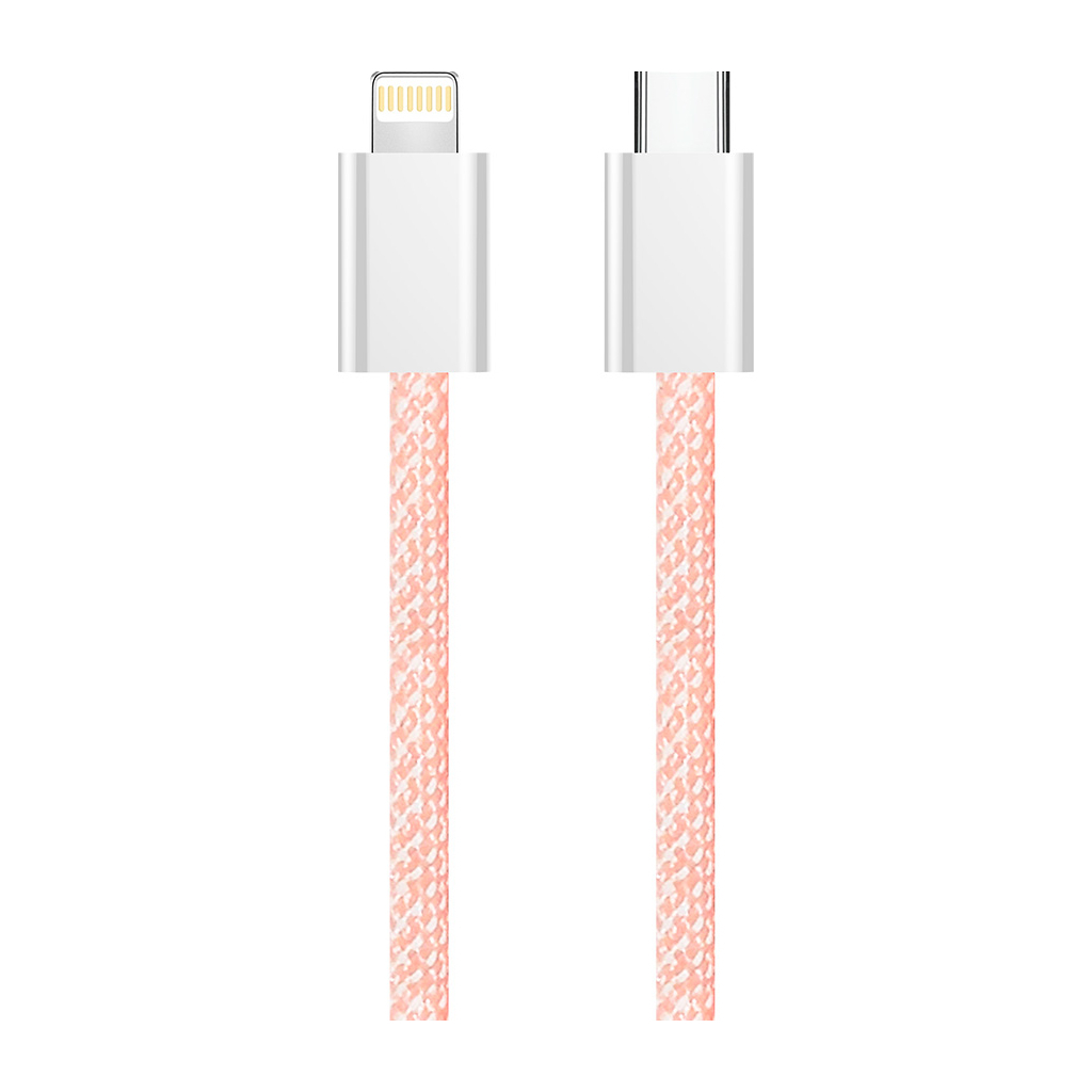 Дата кабель USB-C to Lightning 1.0m 27W pink ColorWay (CW-CBPDCL061-P) - фото 8 Дата кабель USB-C to Lightning 1.0m 27W pink ColorWay (CW-CBPDCL061-P) - фото 8