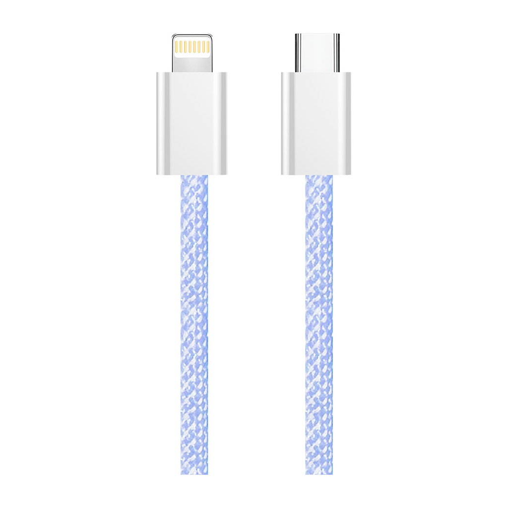 Дата кабель USB-C to Lightning 1.0m 27W purple ColorWay (CW-CBPDCL061-PU) - фото 8 Дата кабель USB-C to Lightning 1.0m 27W purple ColorWay (CW-CBPDCL061-PU) - фото 8