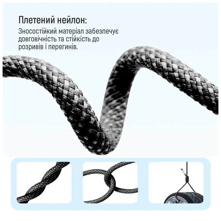 Дата кабель USB-C to Lightning 1.0m 27W black ColorWay (CW-CBPDCL061-BK) - фото 11